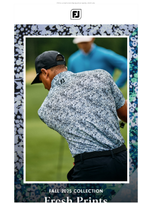 FootJoy - Fresh Prints Have Arrived