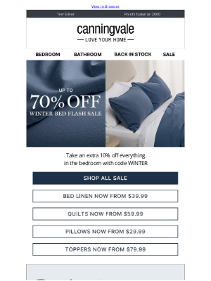 Canningvale (Australia) - Take an extra 10% off bedroom products