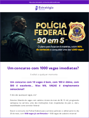Estratégia Concursos (Brazil) - Um concurso com 1000 vagas imediatas? 👀