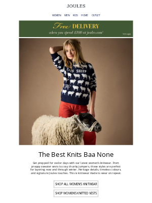 Joules  - Our Knitwear Game is Unmatched 🧶🐑