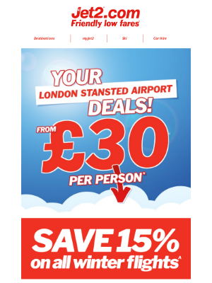 Jet2 (United Kingdom) - ✈ Fly from London Stansted with these amazing offers