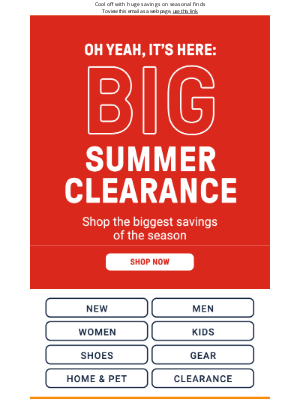 Sierra - STARTING NOW: Summer Clearance