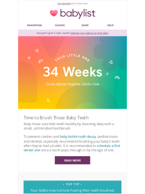 Babylist - Your 34-Week-Old Baby