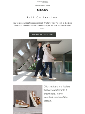 Geox - The Fall 2025 Collection Is Waiting To Be Discovered 🍁