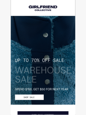 Girlfriend Collective - LAST CHANCE TO SHOP THE WAREHOUSE SALE