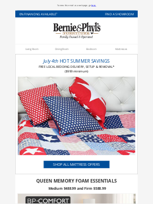 Bernie & Phyl's Furniture - 🎆 July 4th Mattress Savings! Save up to $800!