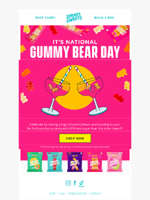 Smart Sweets (CA) - Happy National Gummy Bear Day! 🐻🍭