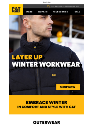 Cat Footwear - Layer Up In CAT Workwear