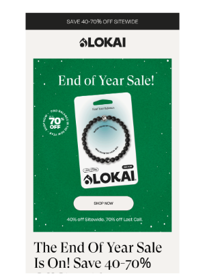 Lokai - The End of Year Sale is Here!