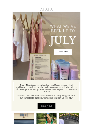 Alala - What's New at Alala: July Edition