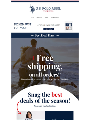 U.S. Polo Assn. - 🎯 Snag the best deals of the season now!