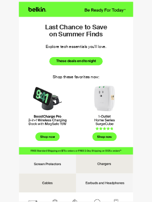 Last Chance: Save on Summer Essentials til Midnight! ✅