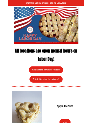 Three Brothers Bakery - 🏃 Hurry! Grab Your Labor Day Pie Today!