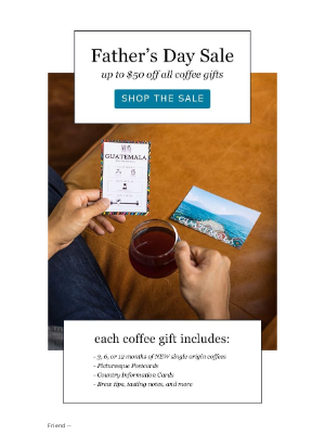 Atlas Coffee Club - Does Dad like coffee? Father's Day Sale Starts Now