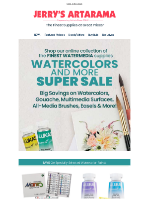 Jerry's Artarama - Curated Watermedia Supplies – Just For you!