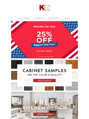Kitchen Cabinet Kings - ⏰ 25% OFF Ends Tomorrow—Biggest Sale Ever
