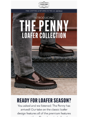 New Penny Loafer Collection!