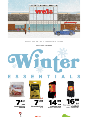 Weis Markets - ❄️ Ready For Snow Much Fun?