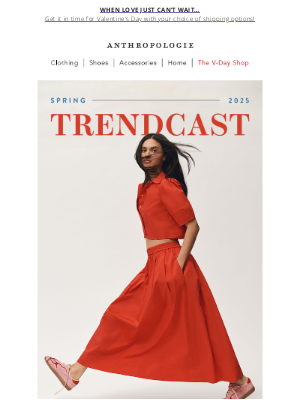 Anthropologie - The Spring 2025 Trendcast is here 📈