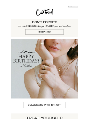 Catbird - HAPPY BIRTHDAY 💫