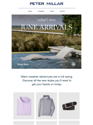 Peter Millar - What’s New? Explore Fresh Styles