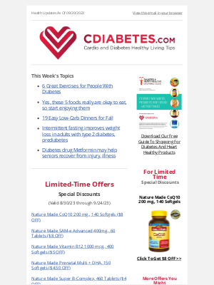 Costco - Your Health Update for the Week - 6 Great Exercises for People With Diabetes