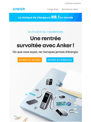 Anker - C'est la rentrée ! 👩‍🏫