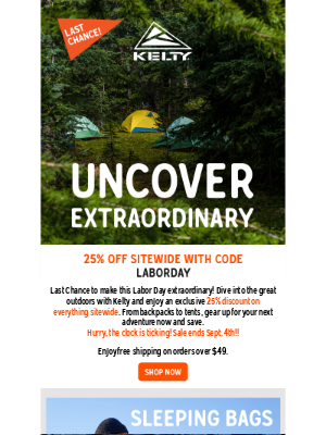 Kelty - Last Chance to Save BIG!😱