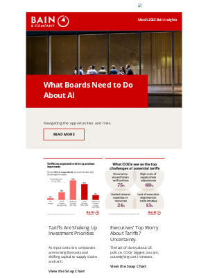 Bain & Company - March 2025 Bain Insights