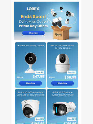 Lorex Technology - Ends Soon! Don’t Miss Out on Prime Day Offers