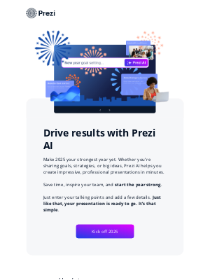 Prezi - melissa, power your 2025 strategy with Prezi AI 🚀