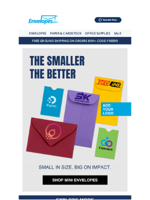 Envelopes - Small envelopes, big impact 📨