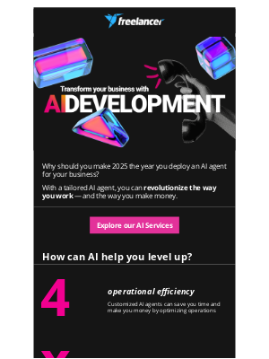 Freelancer - Put AI to work and watch your business boom