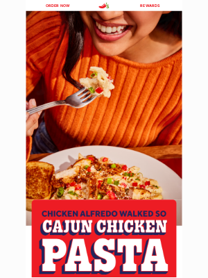 Chili's Grill & Bar - Our Cajun Chicken Pasta is the definition of savory