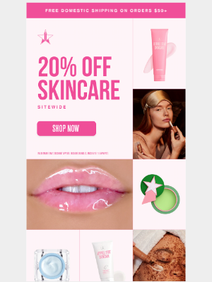 Jeffree Star Cosmetics - 20% OFF Skincare 💓✨