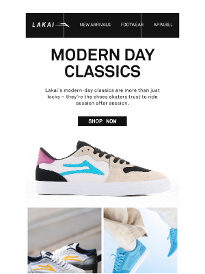 Lakai Footwear - Modern Takes on Classics Thousands Love