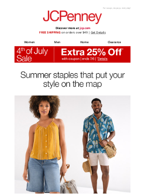 JCPenney - Summer go-tos from $17.99