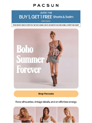 PacSun - Boho is so back 🙌