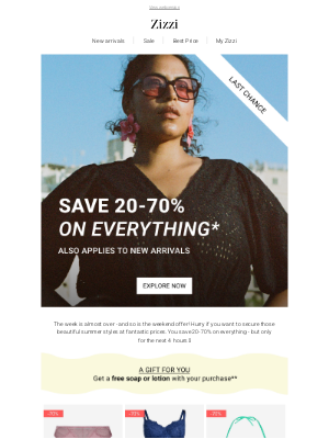 Zizzi Fashion - Last chance: Save 20-70% on EVERYTHING
