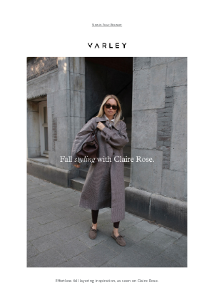 Varley - Fall styling