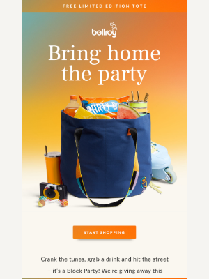 Bellroy - Free party. You in?