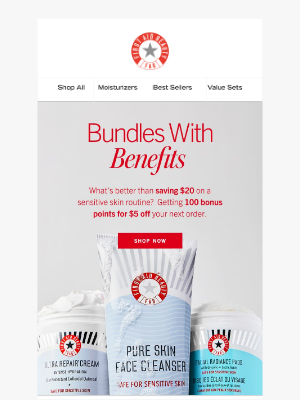 First Aid Beauty - Bonus Points for Bundles