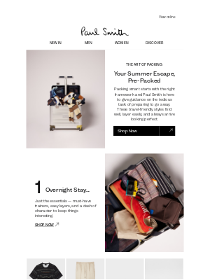 Paul Smith (United Kingdom) - One Bag. All Summer.