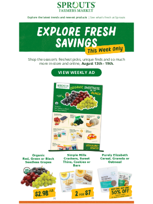 Sprouts Farmers Market, Inc. - 🗞️ Your weekly ad is here!
