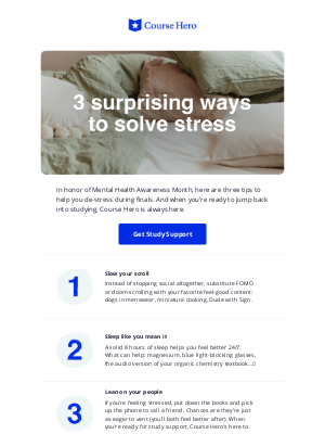 Course Hero - Is a stress-free semester possible?