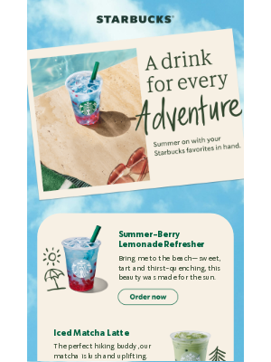 Starbucks - What’s your summer drink mood?