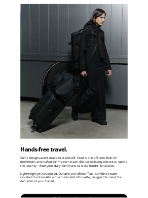 Rains - Texel: your new companion in transit