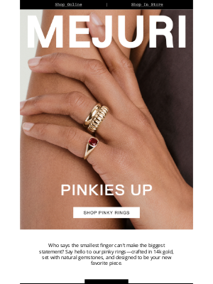 Mejuri - New In: Signet Pinky Rings