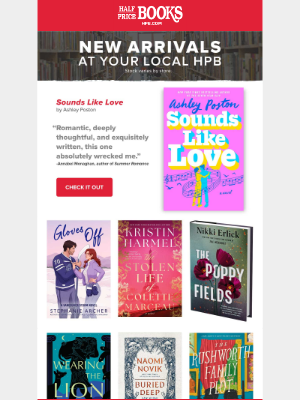 Half Price Books - New Arrivals: Summer Romance Reads