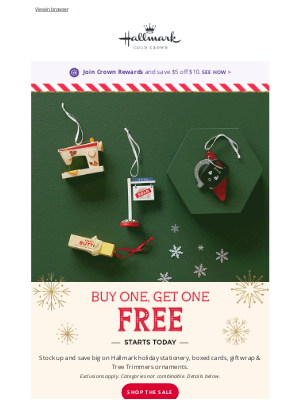 Hallmark - Shop our annual BOGO sale NOW!